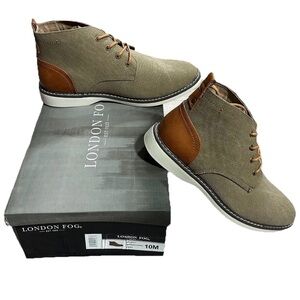 London Fog Belmont Men’s Brown Cognac Shoes Size 10  New with Box  Sophisticated